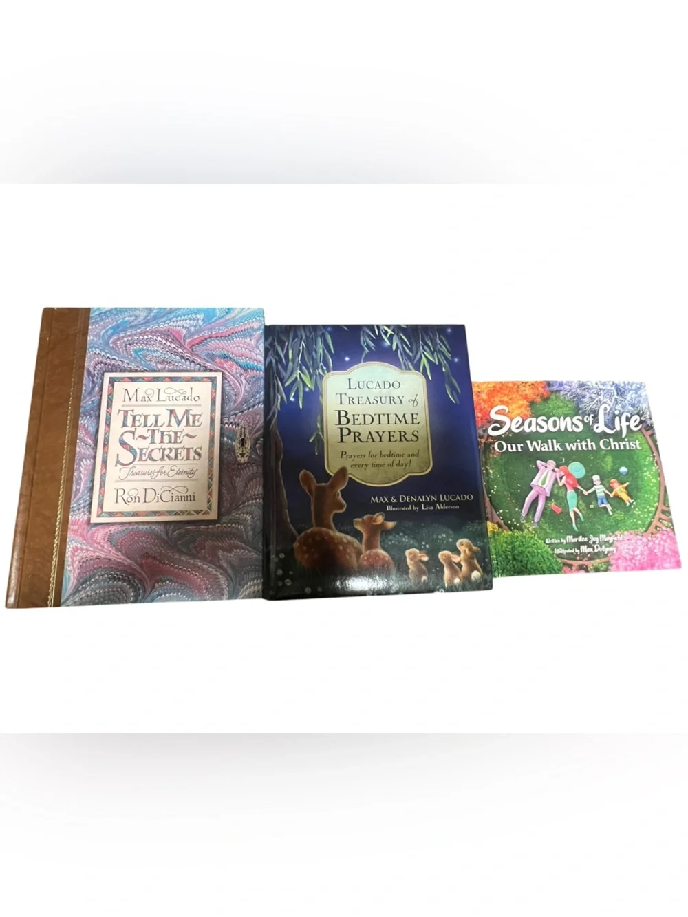 Set of 3 Illustrated Devotional Books Harcover for kids